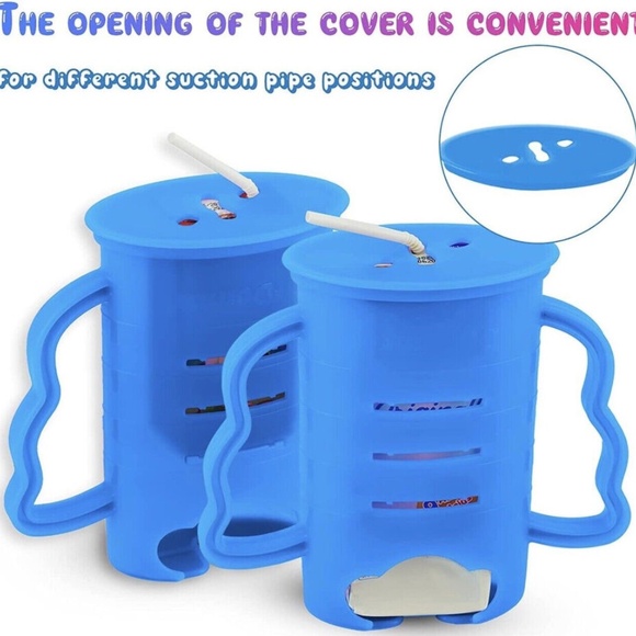 2 Piece Squeeze Proof Holder With Open Bottom For Food Pouches & Juice Box - Picture 6 of 15